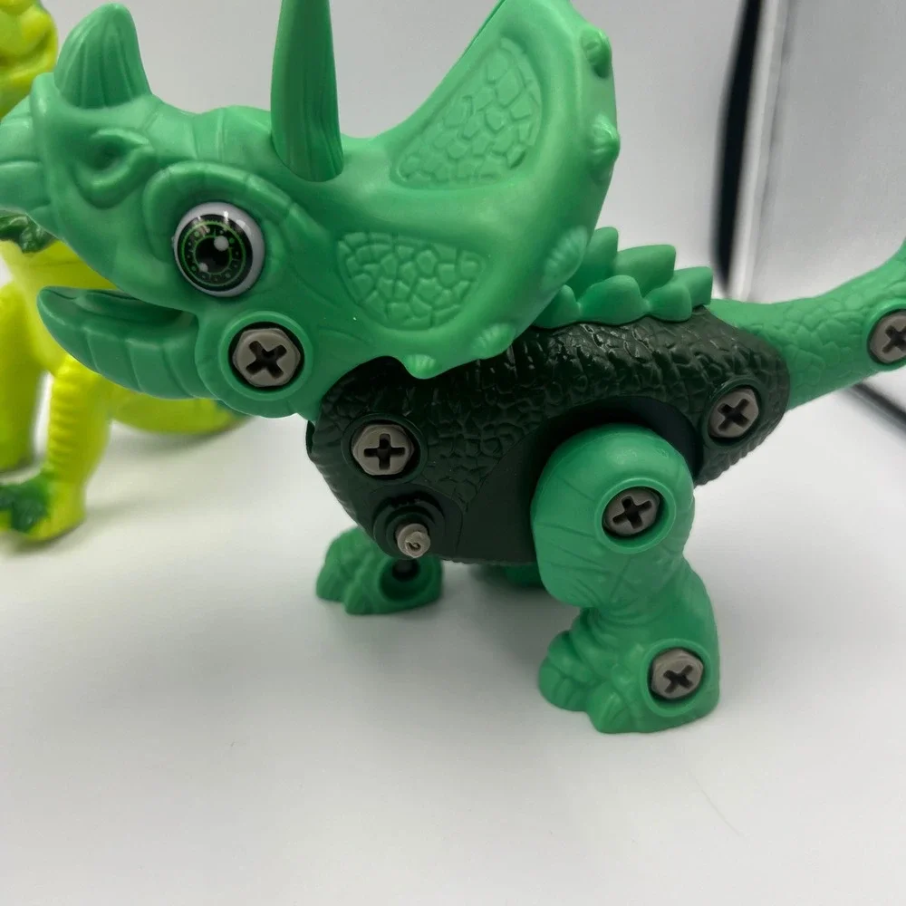 Take Apart Dinosaur Toys STEM Building Set 2pc wiith an‎ Extra T-Rex Toy